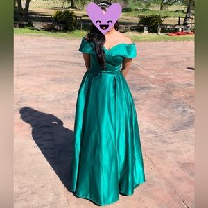 Emerald Green Ball Gown